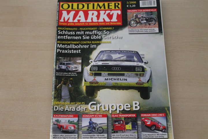Deckblatt Oldtimer Markt (05/2008)